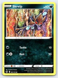 Skrelp 081/159 Common Crown Zenith Pokemon Card - NM Near Mint - Picture 1 of 2