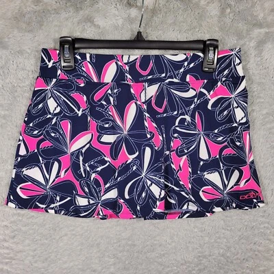 Dolfin Swim Skirt Skort Womens Large Pink Blue Floral Aquashape A-Line 30x12 - Image 1 of 4