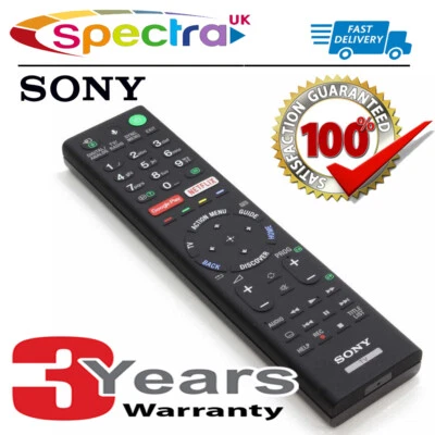 Genuine Original Sony Bravia TV RMF-TX200E Voice Remote Control Netflix Google  - Image 1 of 4