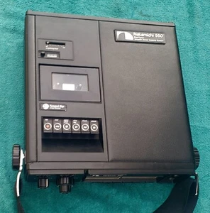 Nakamichi 550 Dual Tracer Professional Portable Stereo Cassette Deck WORKS - Picture 1 of 12