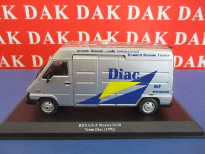 Die cast 1/43 Modellino Furgone Assistenza Rally Renault Master Team Diac 1992 - Immagine 1 di 4