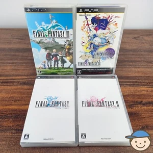 PSP Final Fantasy I II III IV 1 2 3 4 FF Japanese PlayStation Portable Japan - Picture 1 of 21