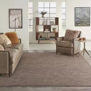 Nourison Positano Indoor-Outdoor Natural 6' x 9' Area Rug Easy Cleaning Non - Picture 1 of 9