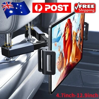 360° Mount Car Headrest Holder Seat Back Phone Tablet Universal for Apple iPad - image 1 of 4