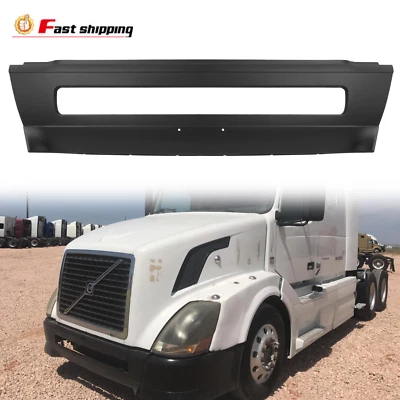 Ajuste para Volvo VNL semi caminhão tampa de para-choque central frontal preta 20470446 2004-2017 - Imagem 1 de 4