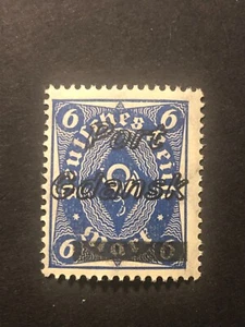 Germany WWI German Occ. (POLAND/GDANSK) 6 Mark MNH /s18 #125 - Picture 1 of 2