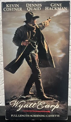 Wyatt Earp 1994 VHS Double Box Screener Promo - Image 1 of 2