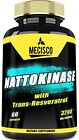 Nattokinase Supplement 4000 Fu 200Mg With Trans-Resveratrol - 3200Mg Per Serving