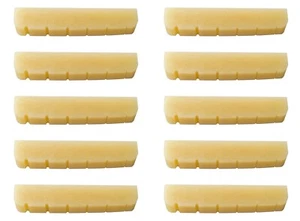 10x Unbleached Bone Nut For Gibson LP Guitar 1 11/16"x15/64"x5/16"(43x6x8.5mm) - Picture 1 of 4