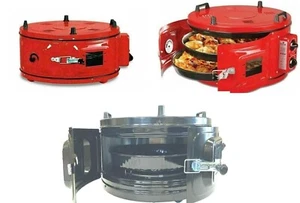 Electrical Roster TURKISH Itimat Grill Round Oven BBQ 32L DOUBLE & SINGLE TRAY - Picture 1 of 13