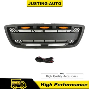 âBlack Front Grille Upper Grill With LED Light Fits For Ford Ranger 1998 -2000 - Picture 1 of 6