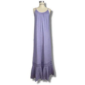 Maxi vestido para mujer Daily Practice Anthropologie de algodón lavanda talla XS - Imagen 1 de 7