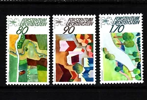 Juego de protección de tierras OPC 1987 Liechtenstein Sc#882-4 MNH 49777 - Imagen 1 de 1