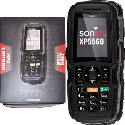 Sonim XP5560 Bolt 3G Black 256MB Single-SIM Unlocked OEM XP5560 NEW - Image 1 of 3