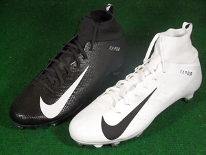 New Mens Nike Untouchable Pro 3 D Football Cleats White Black Detachable - Picture 1 of 3