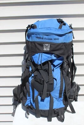 Granite Gear Nimbus ACCESS 3800 62L Backpack WOMENS SIZE M Blue Black Hiking - Image 1 of 4