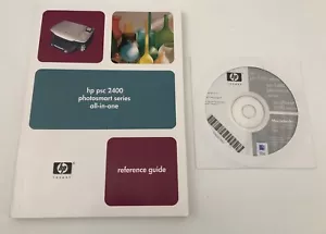 HP PSC 2400 Photosmart Series Print Reference Guide Book & CD - Picture 1 of 4