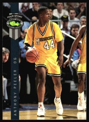 1992 Classic Four Sport Anthony Peeler #12 - Image 1 of 2