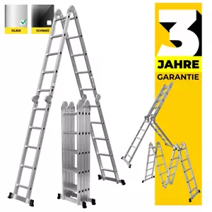 Craftfull Mehrzweckleiter Multifunktionsleiter Anlegeleiter 6in1 Vielzweckleiter - Bild 1 von 45