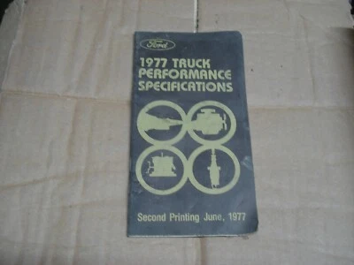 Ford Truck 1977 especificaciones manual libro original servicio F-100 F-150 F-250 Foto 1 de 2