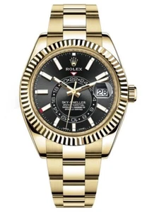 2023 new Rolex Sky-Dweller yellow Gold Black dial Men’s Watch BNP 336938 326938 - Picture 1 of 3