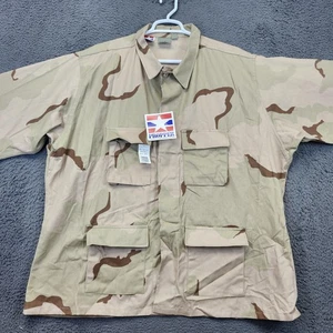 Propper Jacket Mens 3XL Long Desert Camo BDU Coat 4 Pocket Military DCU - Picture 1 of 8