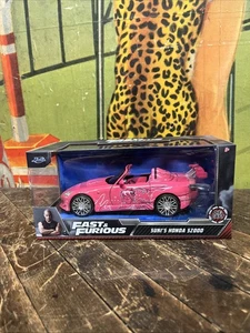 JADA FAST & FURIOUS SUKIS HONDA S2000 1:24 SCALE DIECAST MODEL CAR STREET RACER - Picture 1 of 9