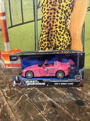 JADA FAST & FURIOUS SUKIS HONDA S2000 1:24 SCALE DIECAST MODEL CAR STREET RACER - Image 1 of 4