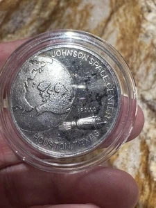 Johnson Space Center Apollo, Houston Texas, The Galleria - Ice Rink .999 Silver - Picture 1 of 9