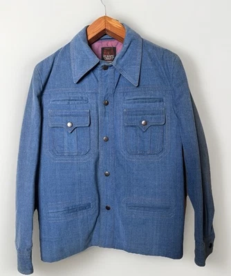 Vintage 60s Europe Craft Jacket Blazer Kramer Disco Coat Size 42 - Image 1 of 4