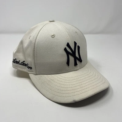 Gorra ajustada de béisbol New York Yankees Aime Leon Dore talla 7 3/8 blanca NYY MLB Foto 1 de 4