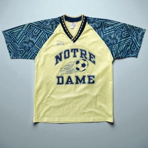 Vintage Notre Dame Soccer Jersey Medium Score #41 Fighting Irish - Picture 1 of 11