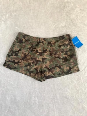 Pantalones Cortos Columbia Sandy River II Para Mujer Grandes Verde Camuflaje 3" Entrepierna Cintura Elástica Foto 1 de 4