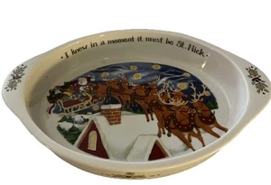 Vintage Portmeirion Porzellan Back-/Servier- oder Dekorationsschale Serie "A Christmas Story" - Bild 1 von 12