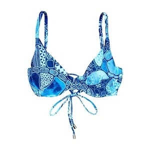 WATERCOLORS by Kenny Flowers – The Hawaii HonuUnderwire Bikini Top Size M - Picture 1 of 5