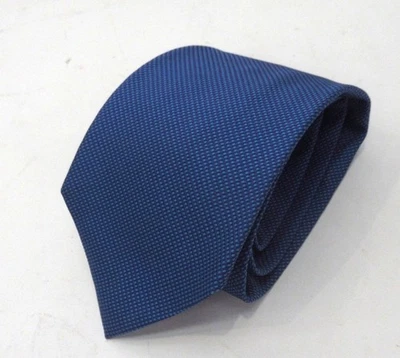 Corbata de cuello vintage de seda Jaeger para hombre clásica azul hecha en Italia muy querida Foto 1 de 4