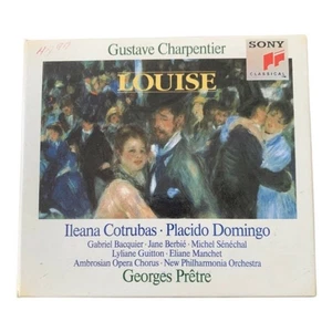 Charpentier Louise Pretre Cotrubas Domingo 3 CD Box Set MINT 1990 Sony Classics - Imagen 1 de 10