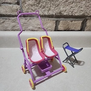 Barbie Baby Krissy stroller Stroll 'N Play 2001 (Bonus Stool) - Picture 1 of 4
