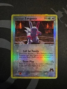 Team Magma's Zangoose 23/95 Team Magma vs Team Aqua Reverse Holo LP - Picture 1 of 6