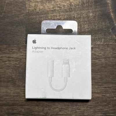 Apple Lightning to 3.5mm Headphone Jack Adapter – Model A1749 MMX62AM/A – New - Image 1 of 3