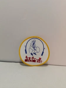 TCS NET DRUM PATCH Sailor Playing Textured Cellular Silicone fo Clothes 4" Round - Picture 1 of 2