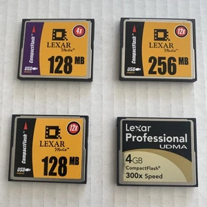 Lexar Medie Compact Flash & Professional UDMA 4G Compact Flash - Picture 1 of 6