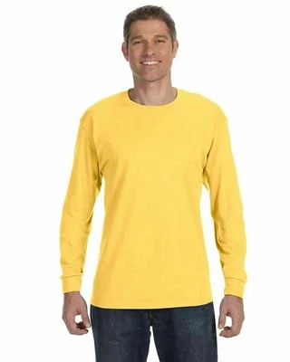Jerzees Dri Power Heavyweight Blend 50/50 Mens Long Sleeve S-3XL T Shirt - 29L - Image 1 of 4