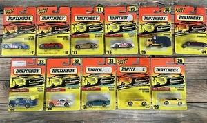 Lote cardado superrápido Matchbox x11 Viper Corvette Mustang Firebird Prowler Mitsu - Imagen 1 de 2
