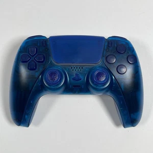 Custom Sony DualSense Wireless Controller for PS5 Mac and PC - Transparent Blue - Imagen 1 de 5