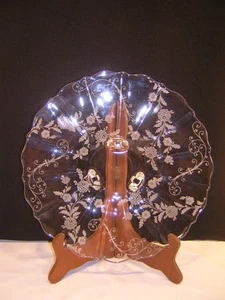 Cambridge ELAINE 11 3/4" 3 Footed Plate - Picture 1 of 4
