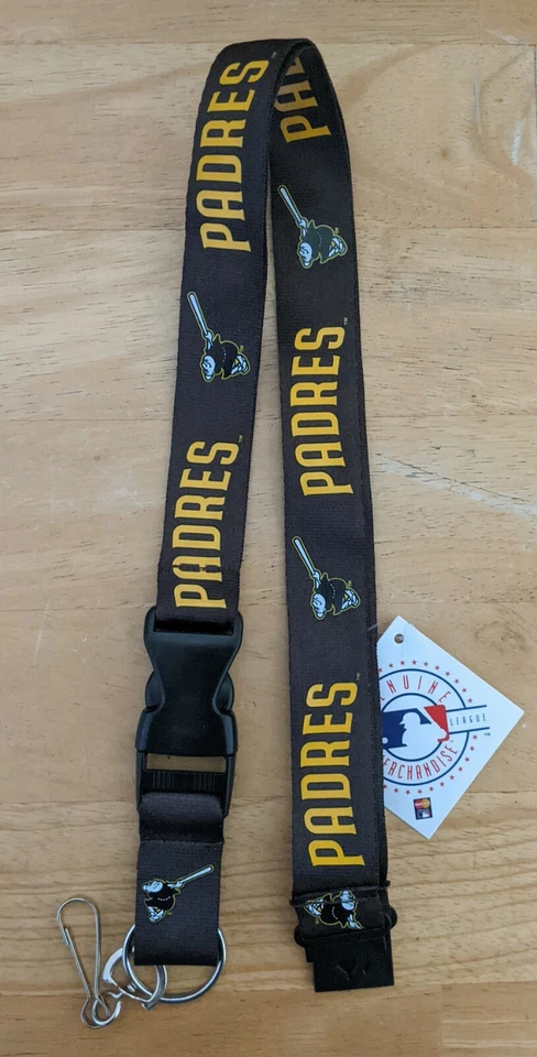 San Diego Padres Lanyard Key Ring Keychain ID Holder Tatis Jr. Machado - Image 1 of 1