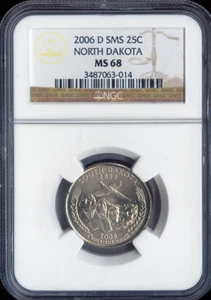 2006-D North Dakota Quarter NGC MS68 SMS Quality - Picture 1 of 2