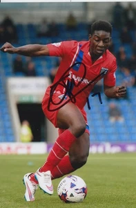GILLINGHAM HAND SIGNED JERMAINE MCGLASHAN 6X4 PHOTO. - Picture 1 of 1