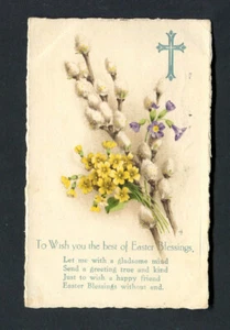 Great Britain : Nice vintage Easter card from 1925 - used - Picture 1 of 2